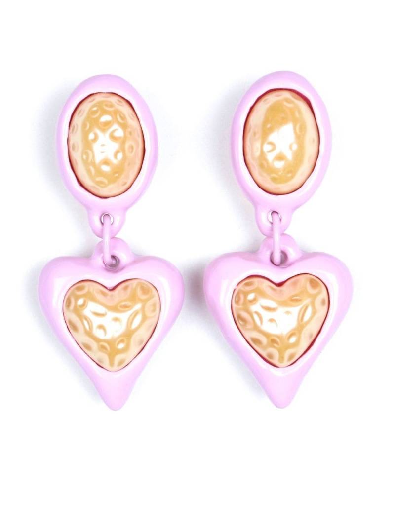 JULIETTA Night Fever drop earrings - Pink von JULIETTA