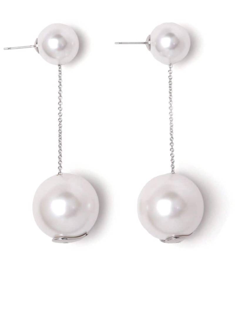 JULIETTA Pearl Drop earrings - White von JULIETTA