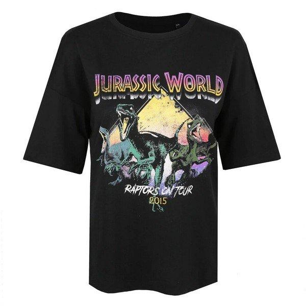 Raptors On Tour 2015 Tshirt Damen Schwarz M von JURASSIC WORLD