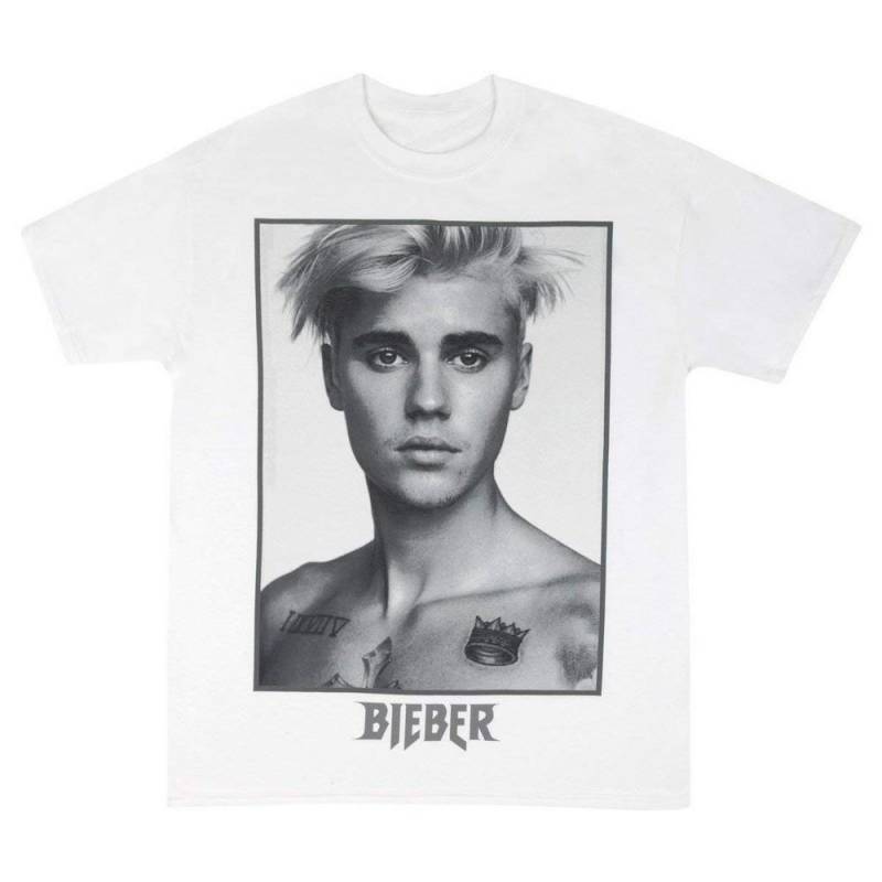 JUSTIN BIEBER - Sorry TShirt, für Damen, Weiss, Größe L von JUSTIN BIEBER