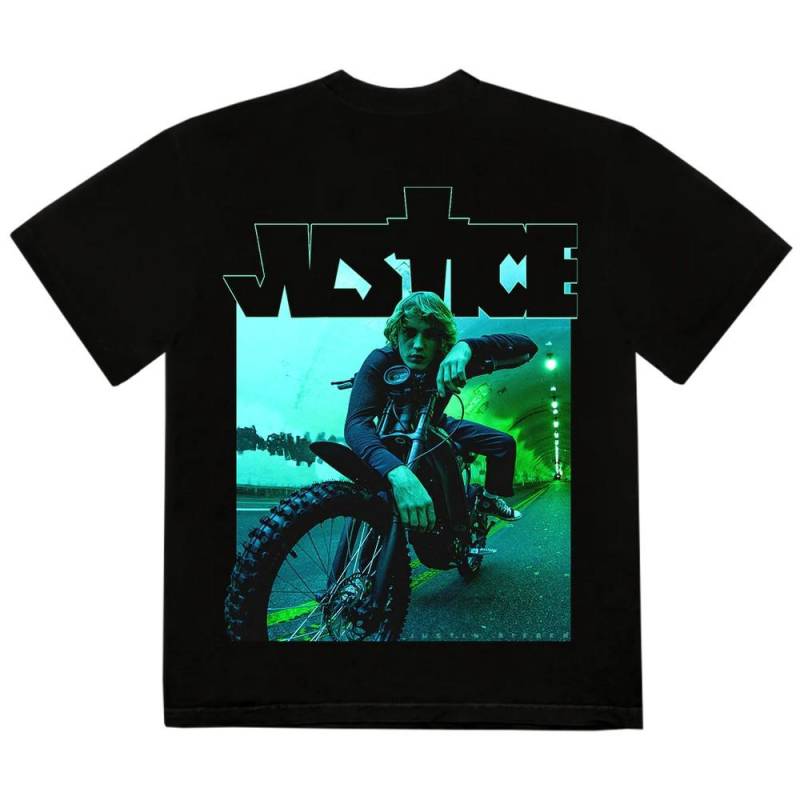 Tshirt Damen Schwarz L von JUSTIN BIEBER