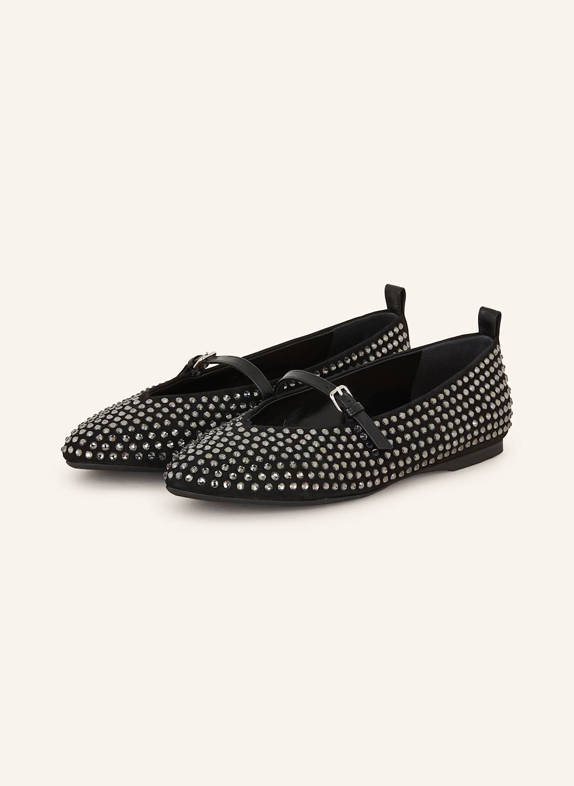 Jw Anderson Mary-Jane-Ballerinas Mit Schmucksteinen schwarz von JW ANDERSON