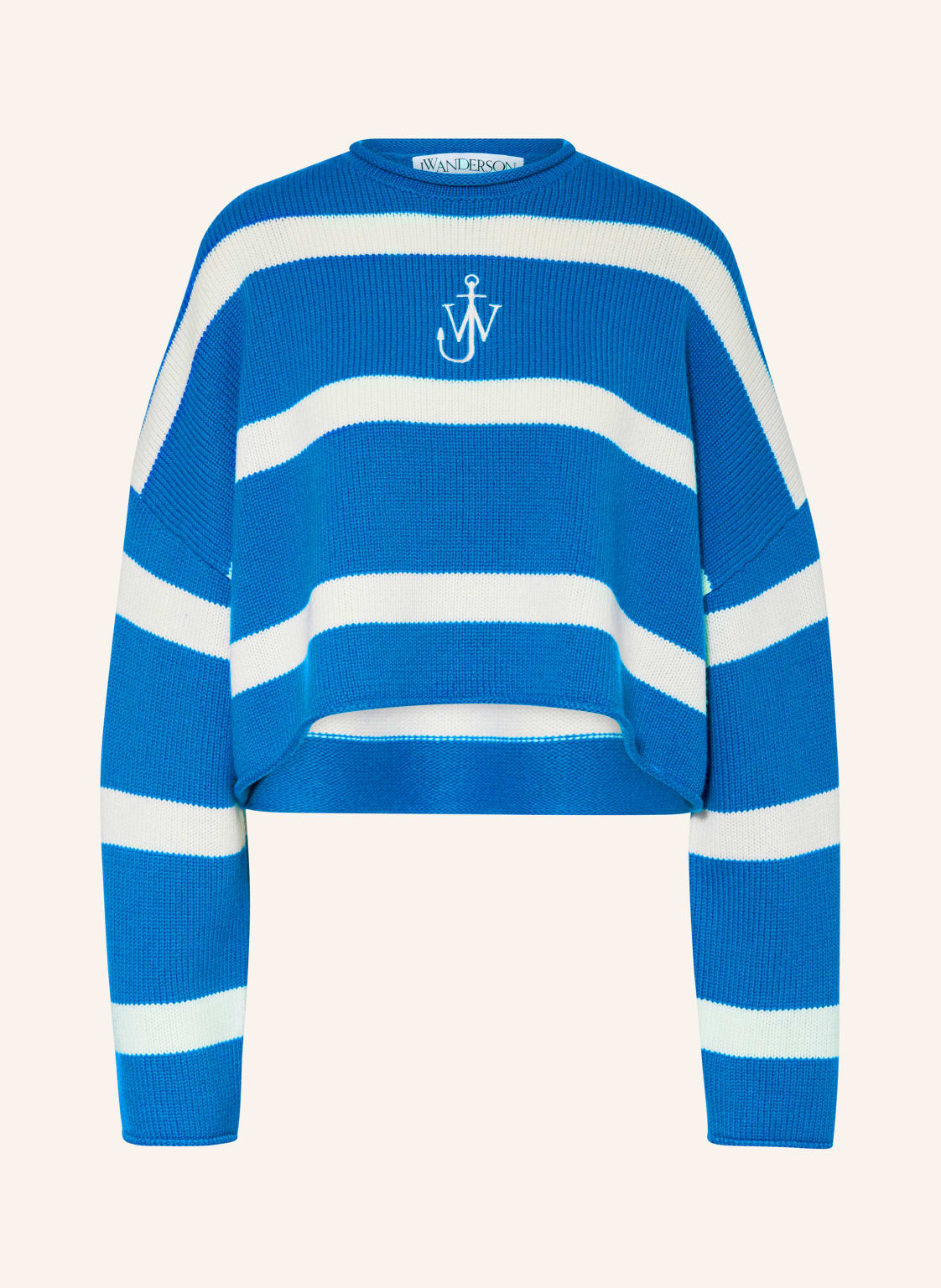 Jw Anderson Cropped-Pullover blau von JW ANDERSON