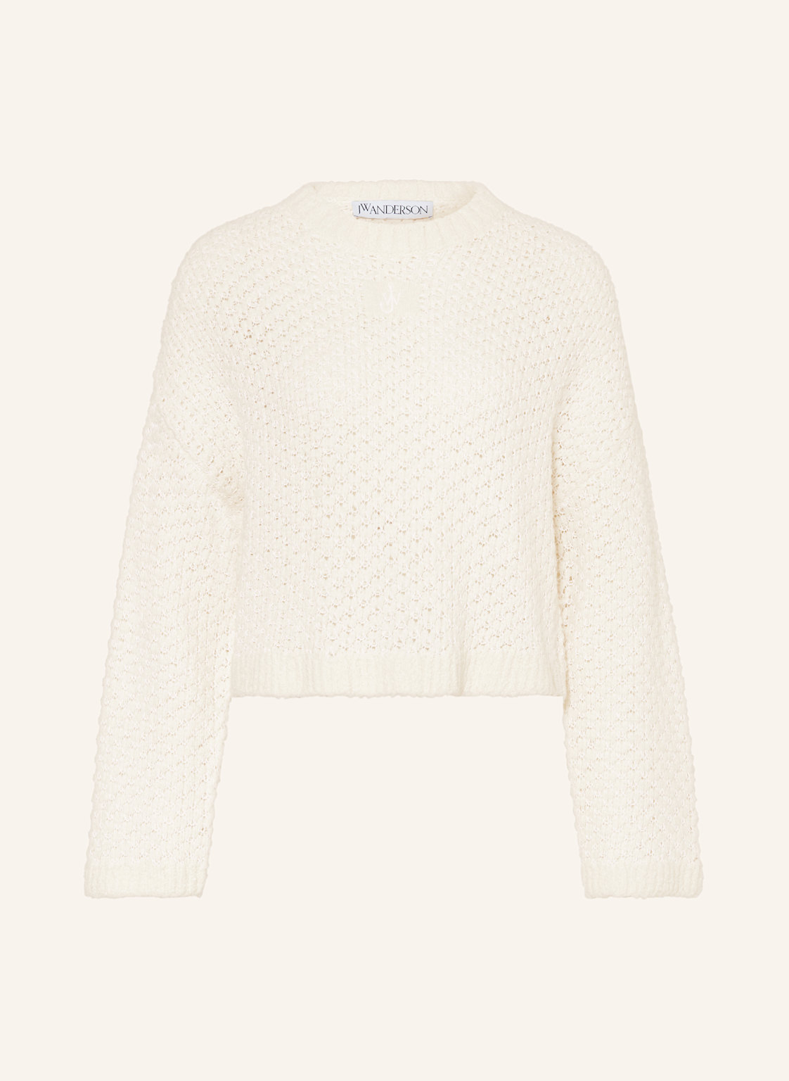 Jw Anderson Cropped-Pullover weiss von JW ANDERSON