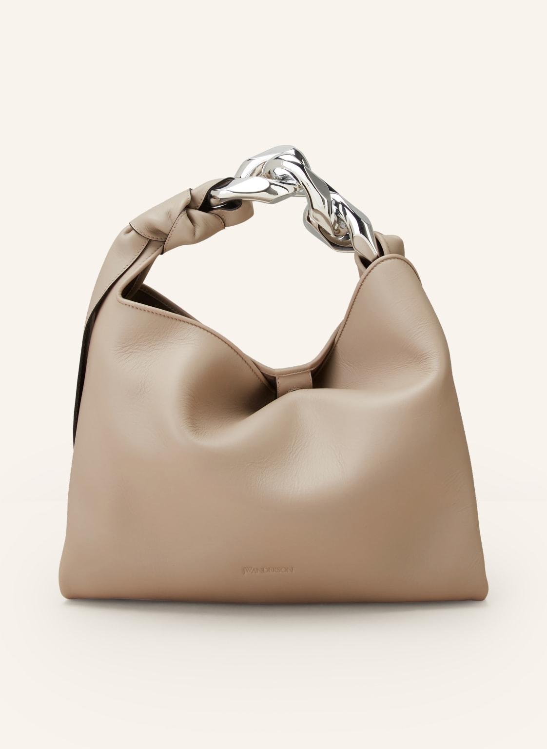 Jw Anderson Hobo-Bag Chain Small grau von JW ANDERSON