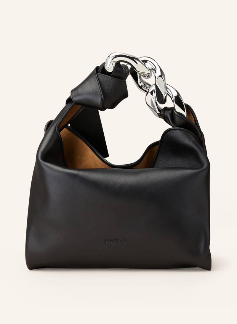 Jw Anderson Hobo-Bag Small Chain schwarz von JW ANDERSON