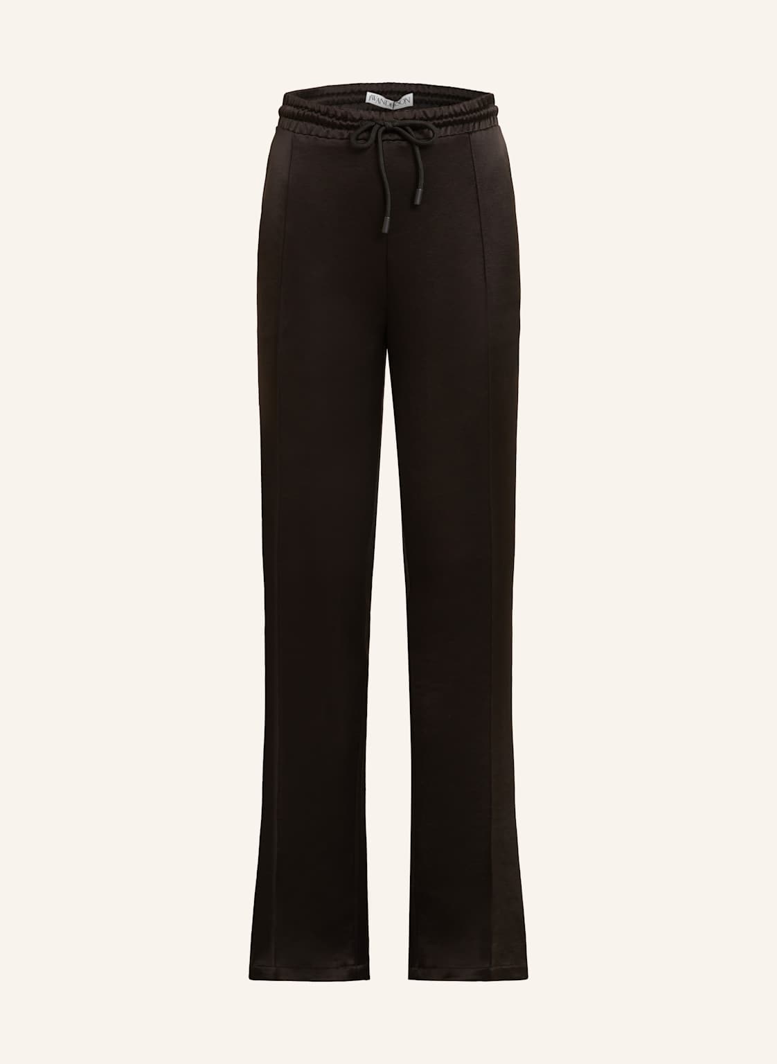 Jw Anderson Marlenehose Aus Satin schwarz von JW ANDERSON