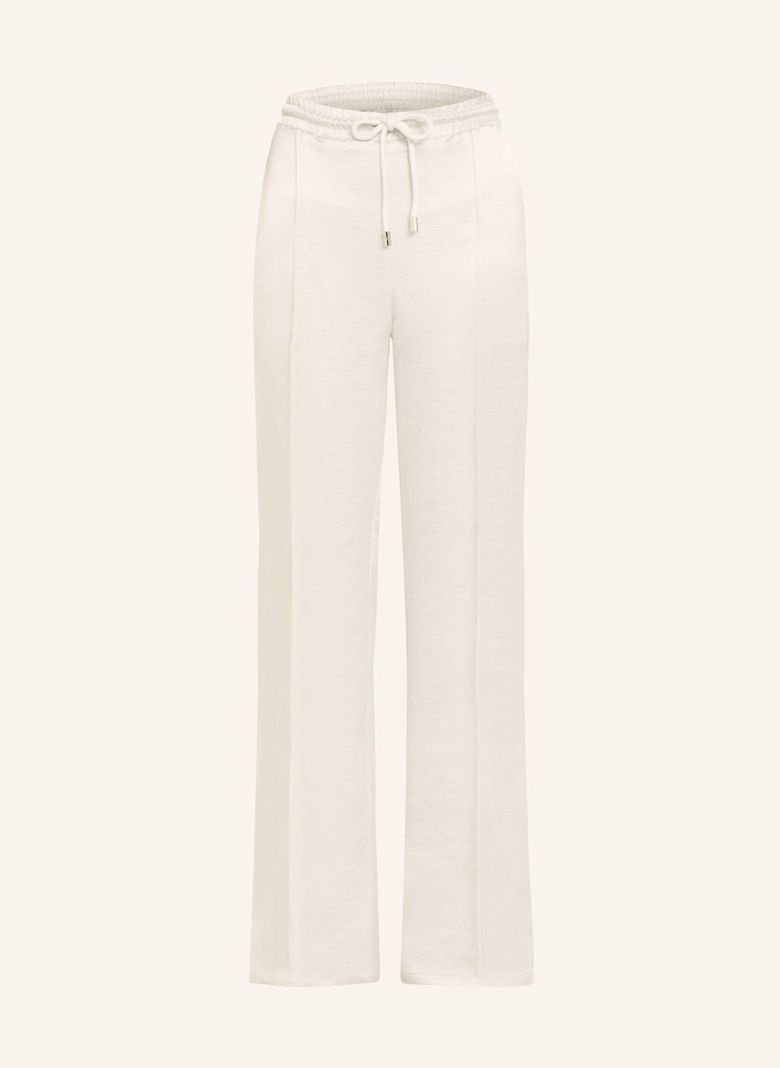 Jw Anderson Marlenehose Aus Satin weiss von JW ANDERSON