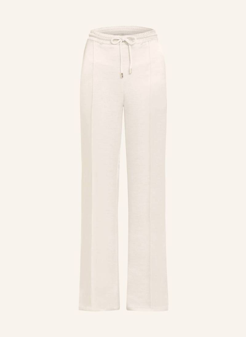 Jw Anderson Marlenehose Aus Satin weiss von JW ANDERSON