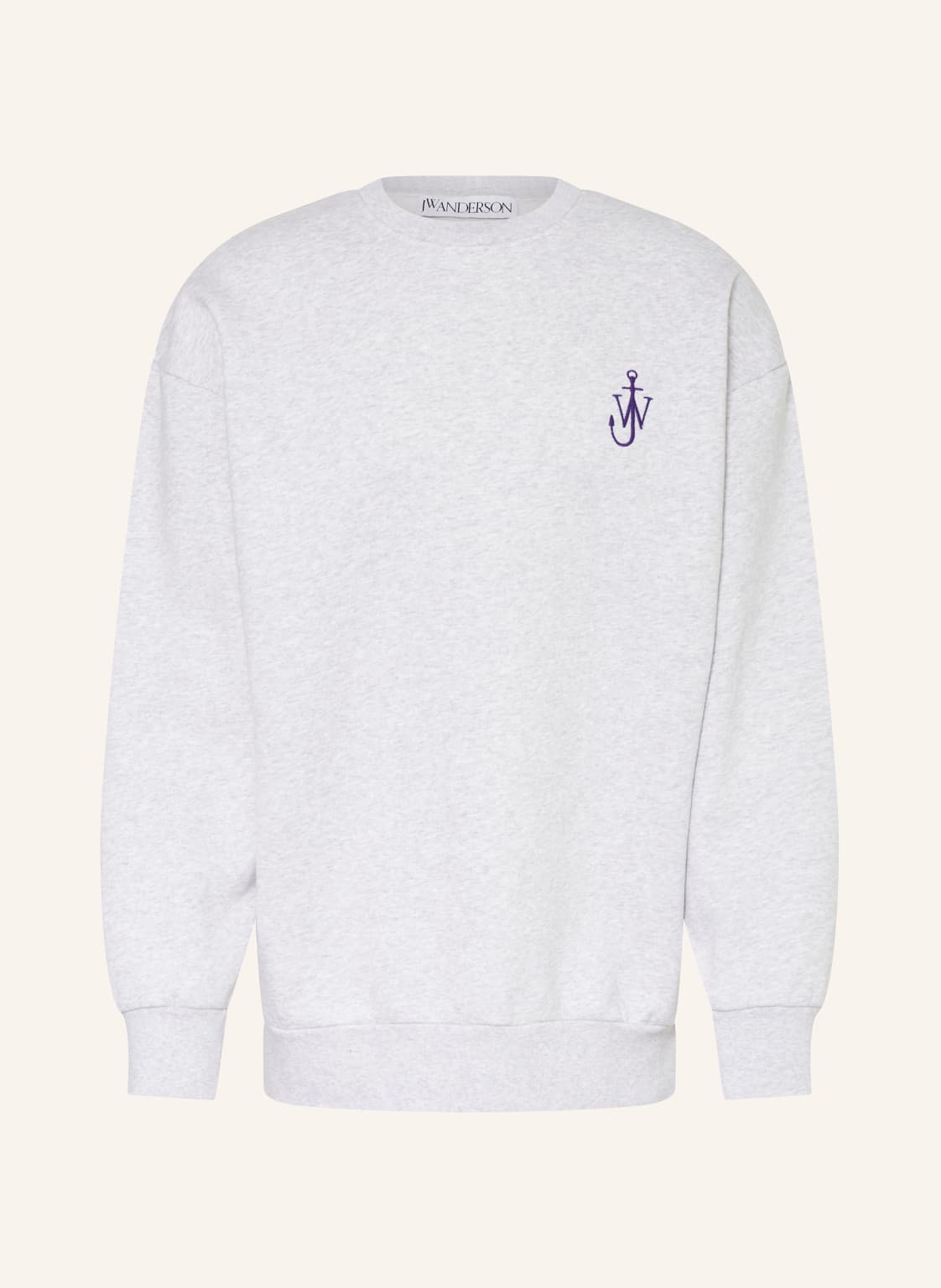 Jw Anderson Oversized-Sweatshirt grau von JW ANDERSON