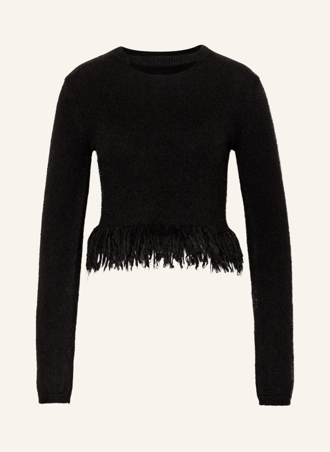 Jw Anderson Pullover Mit Mohair schwarz von JW ANDERSON