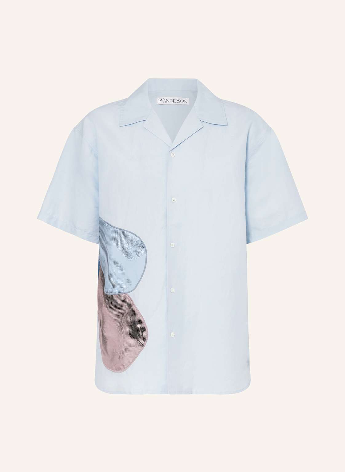 Jw Anderson Resorthemd Comfort Fit Mit Leinen blau Jw Anderson Resorthemd Comfort Fit Mit Leinen blau von JW ANDERSON