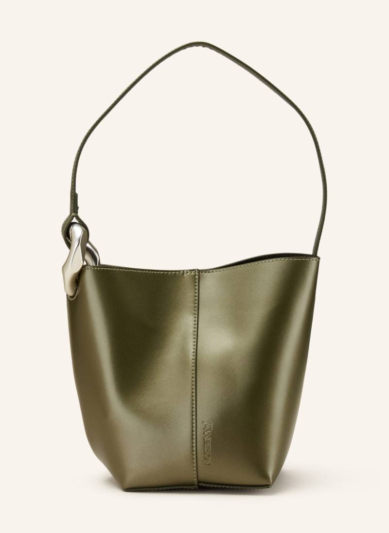 Jw Anderson Schultertasche Corner Small gruen von JW ANDERSON