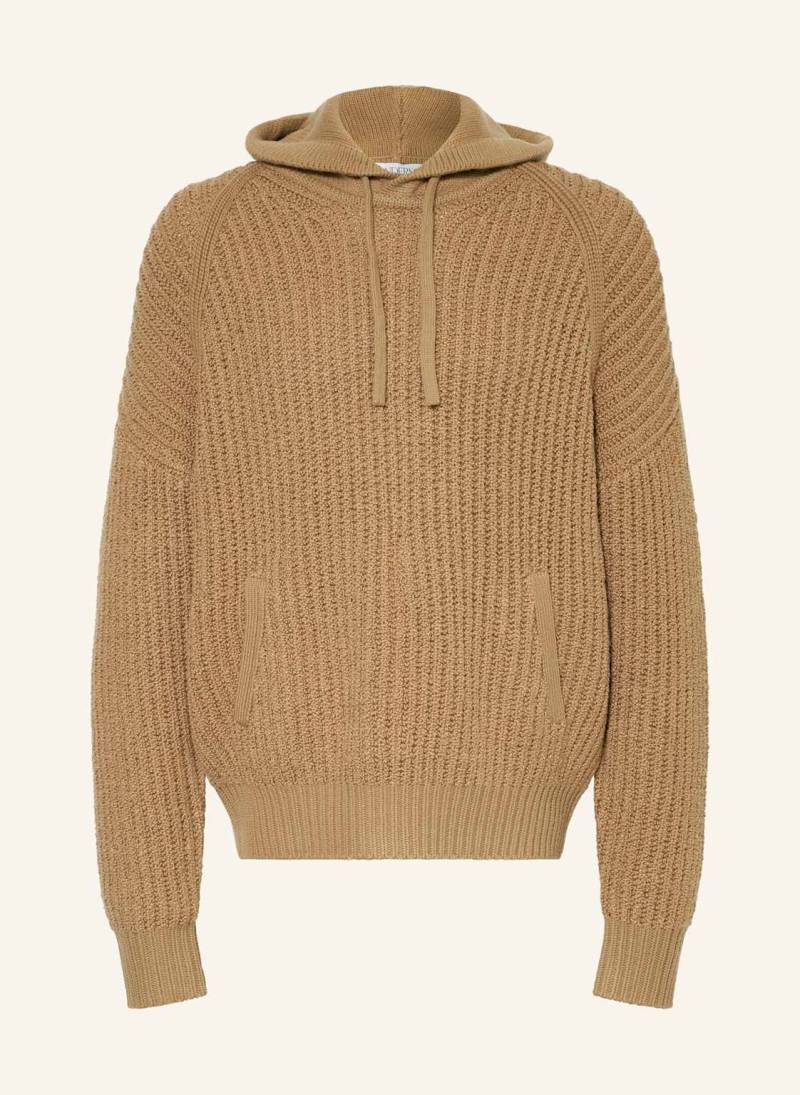 Jw Anderson Strick-Hoodie braun von JW ANDERSON