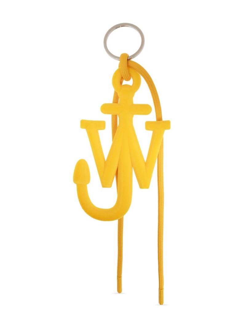 JW Anderson Anchor logo-charm keyring - Yellow von JW Anderson