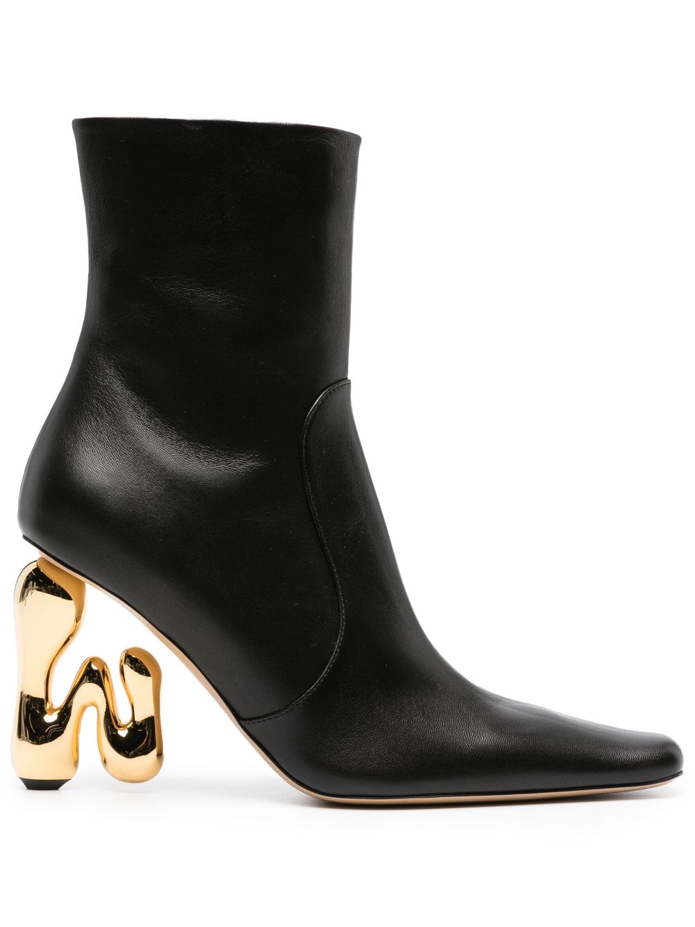 JW Anderson Bubble logo 105mm ankle boots - Black von JW Anderson