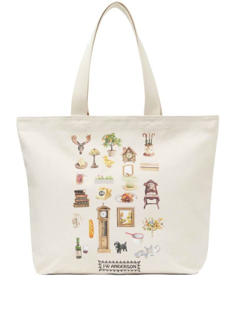 JW Anderson Diorama tote bag - Neutrals von JW Anderson