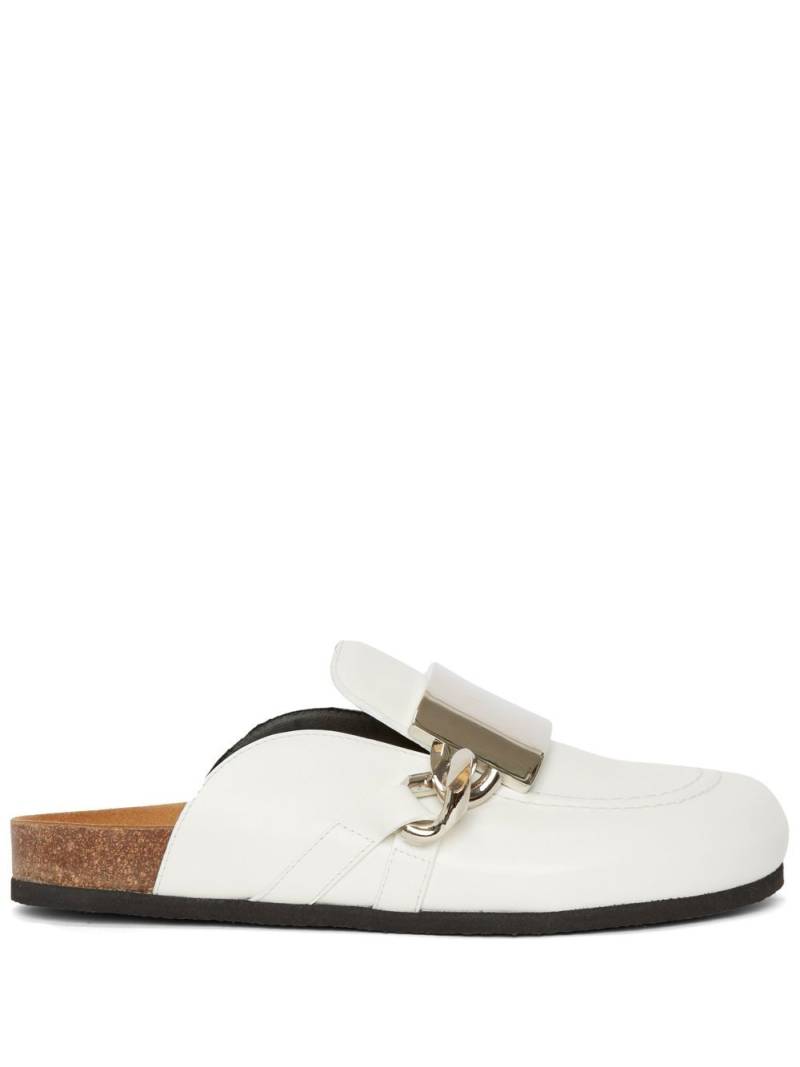 JW Anderson Gourmet Chain mules - White von JW Anderson