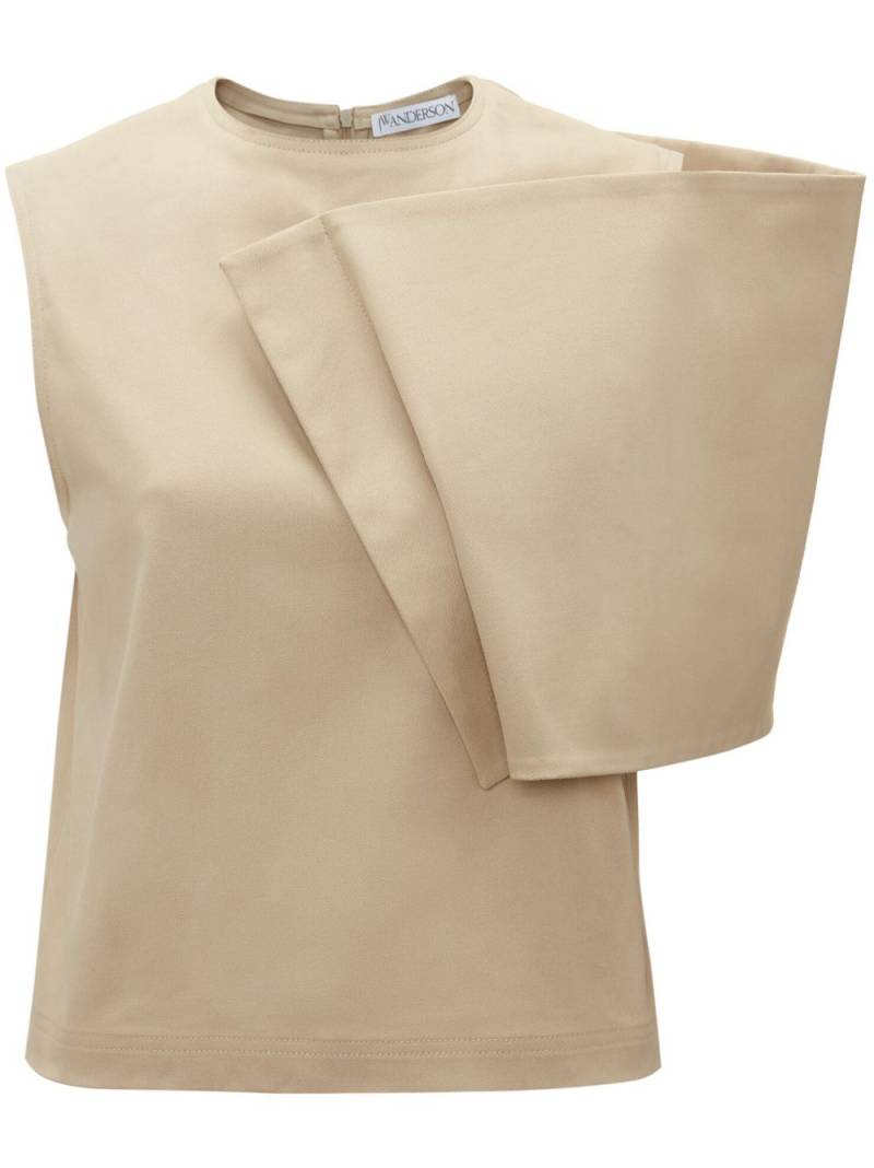 JW Anderson Kite layered sleeveless top - Neutrals von JW Anderson