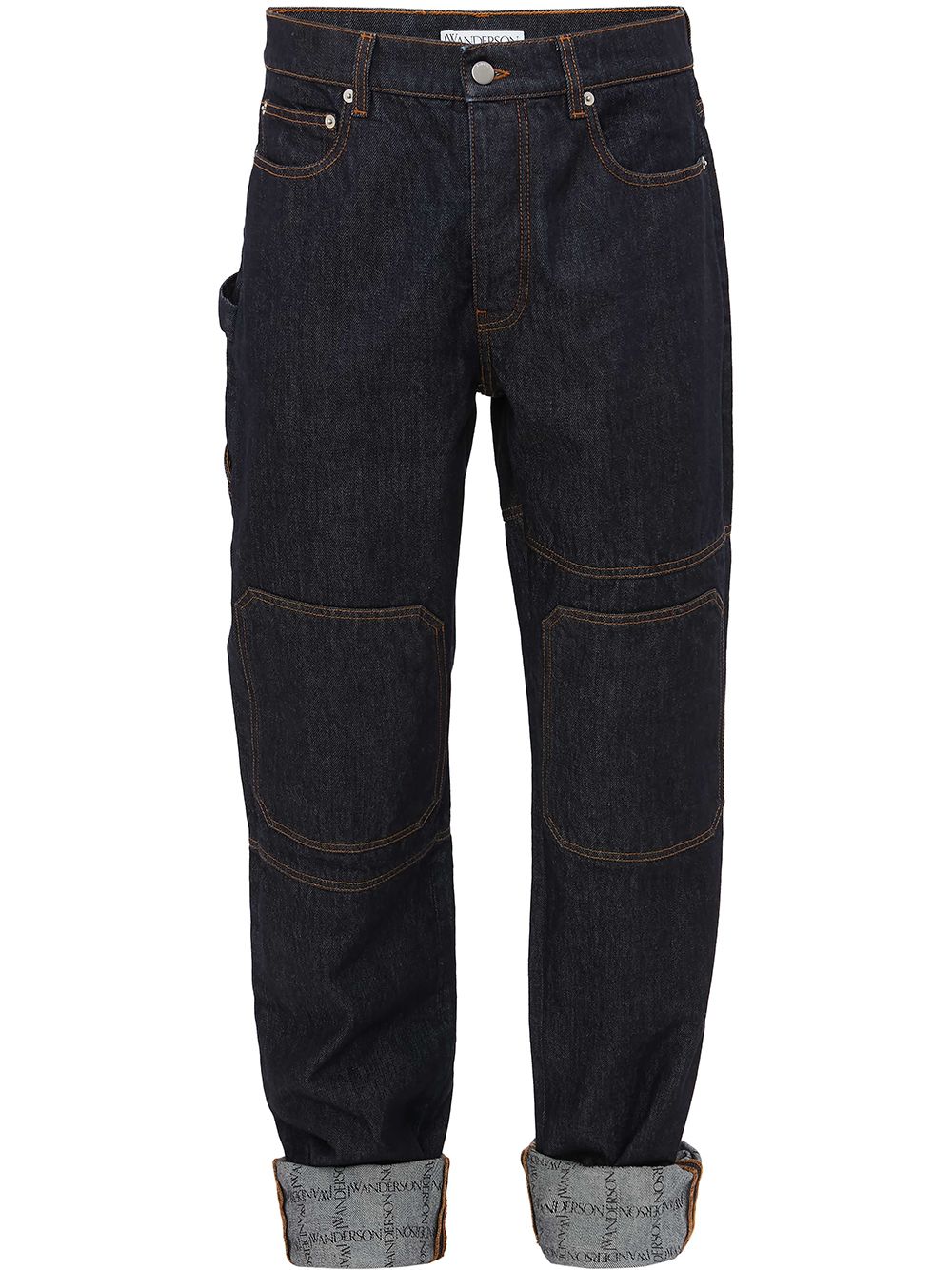 JW Anderson turn-up cuff jeans - Blue von JW Anderson