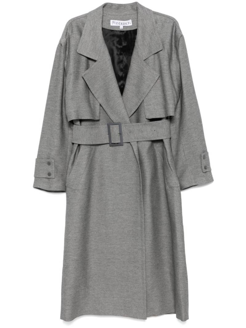 JW Anderson Longline trench coat - Grey von JW Anderson