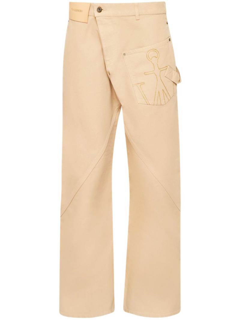 JW Anderson Twisted jeans - Neutrals von JW Anderson