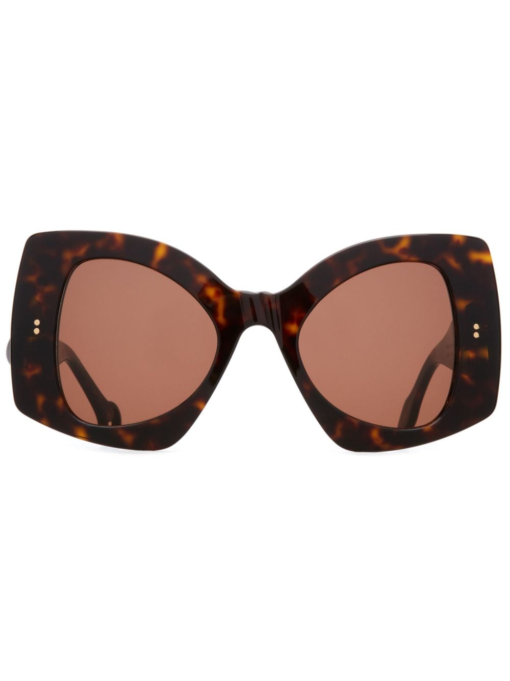 JW Anderson Twister sunglasses - Brown von JW Anderson