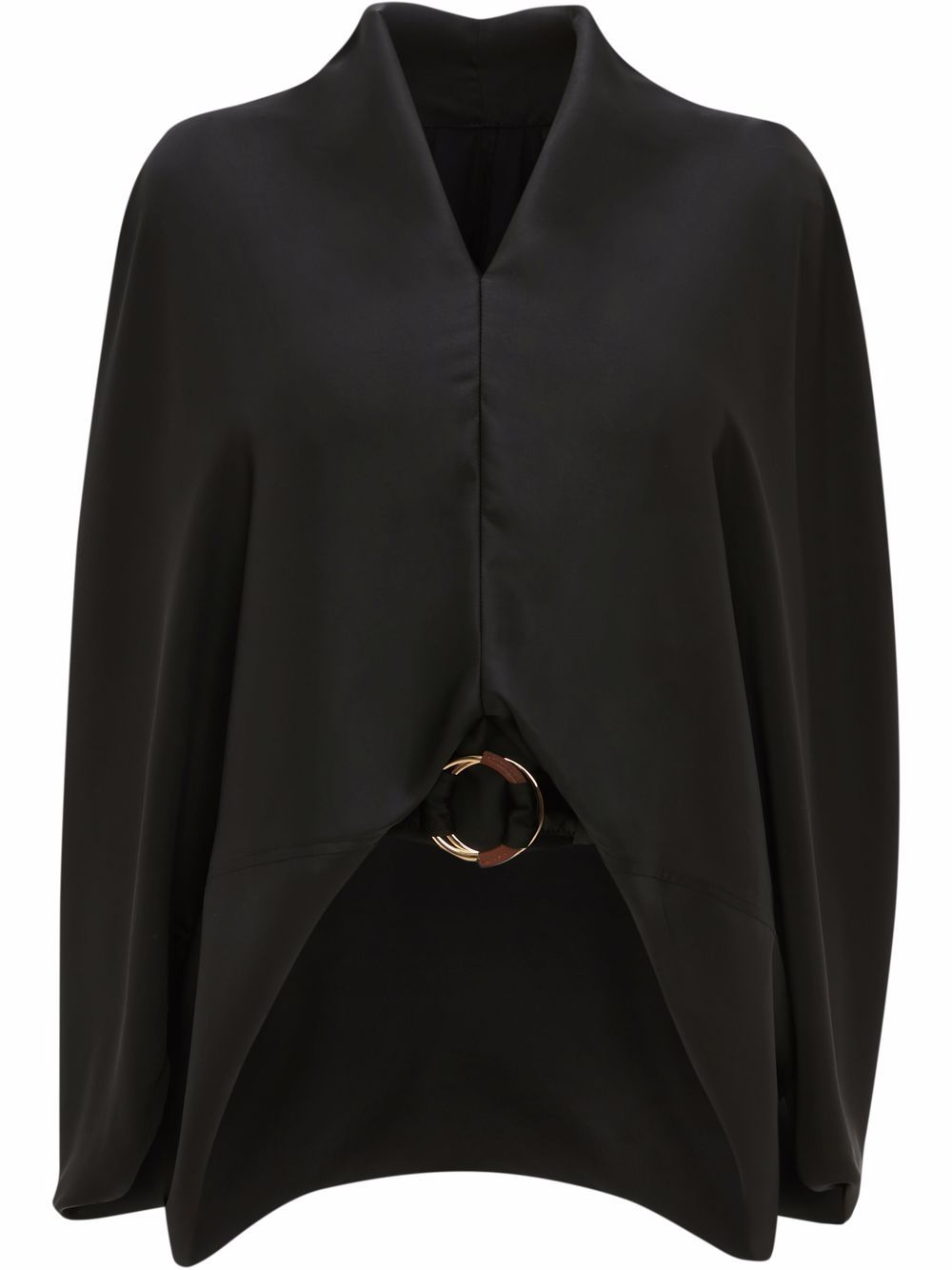 JW Anderson V-neck wide-sleeves blouse - Black von JW Anderson