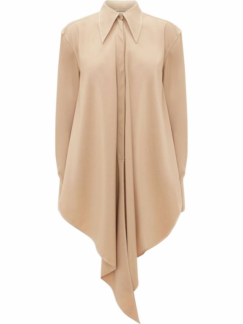 JW Anderson Waterfall poplin shirt - Neutrals von JW Anderson