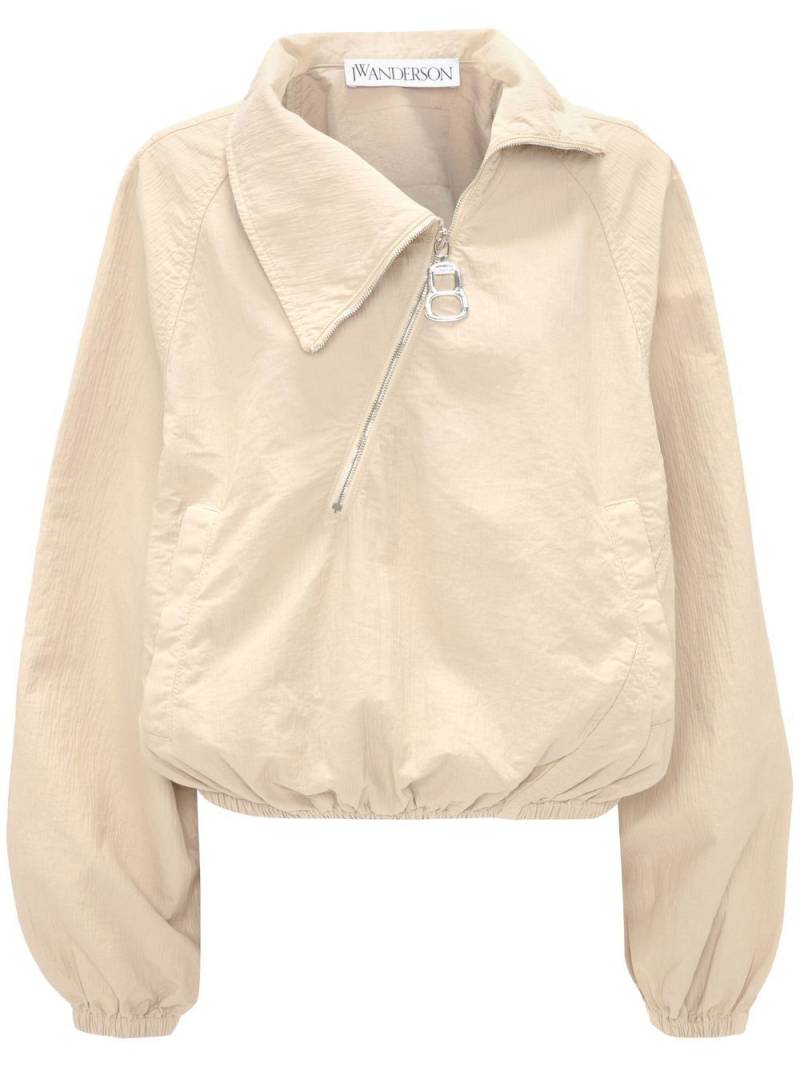 JW Anderson asymmetric puller blouson jacket - Neutrals von JW Anderson