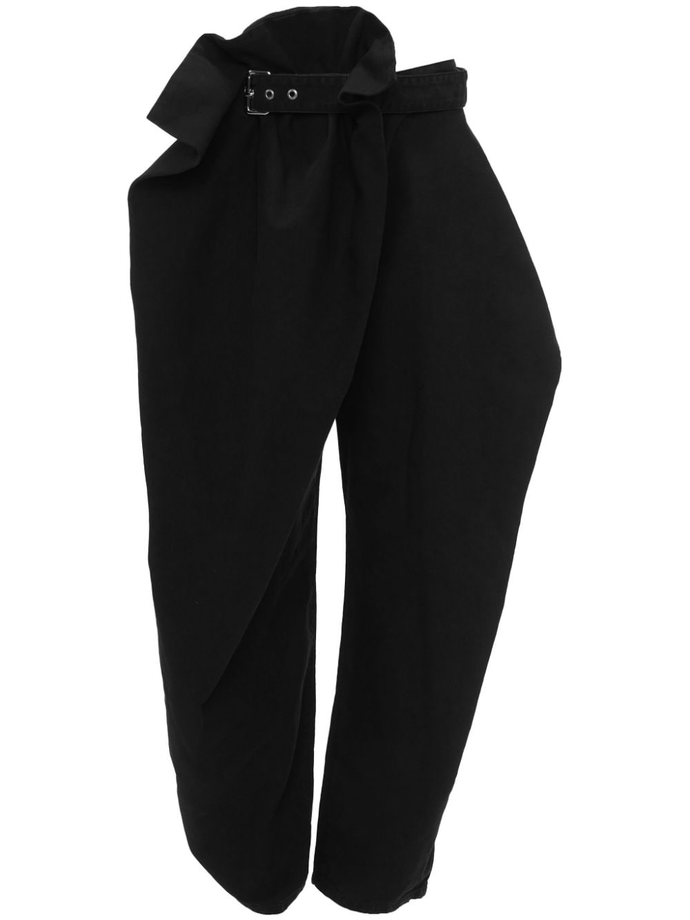 JW Anderson belted draped trousers - Black von JW Anderson