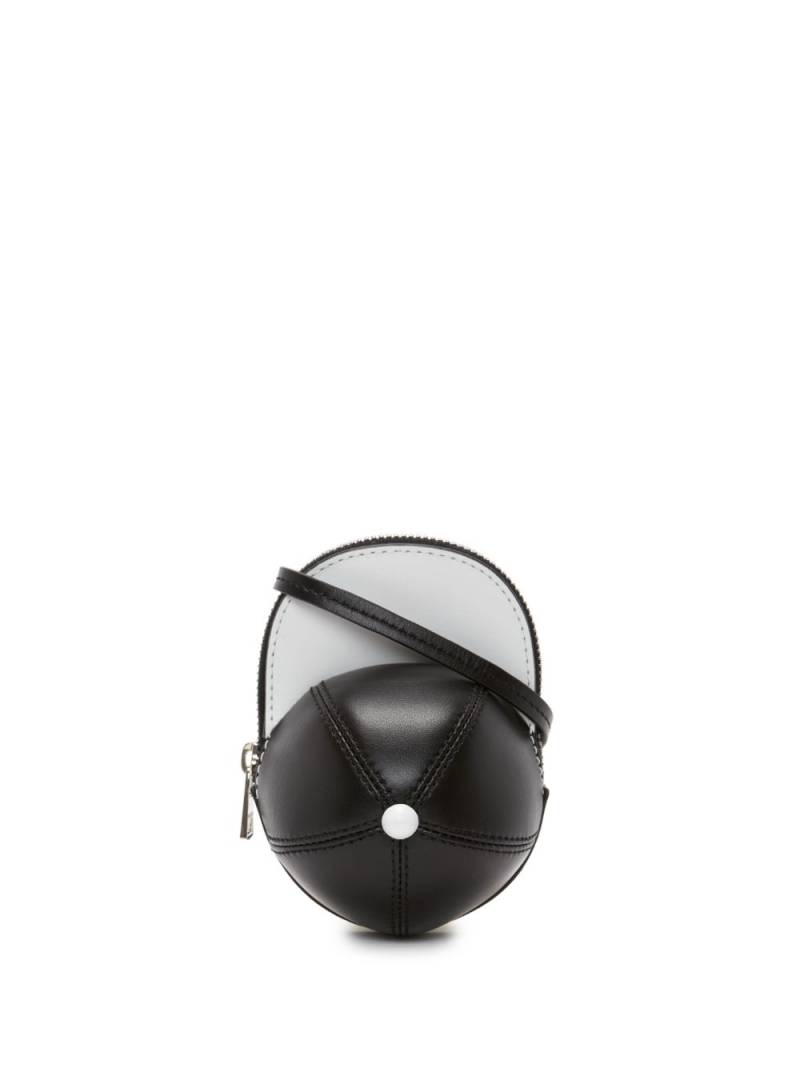 JW Anderson cap leather mini bag - Black von JW Anderson