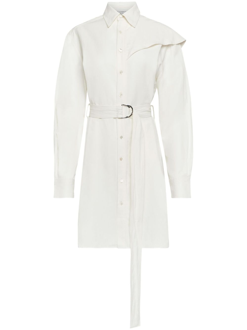 JW Anderson cape midi dress - White von JW Anderson