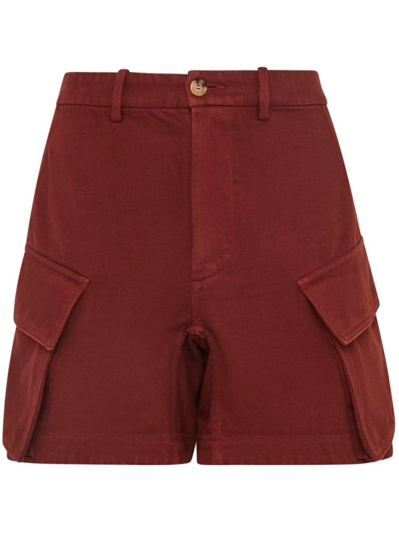 JW Anderson cargo twill shorts - Red von JW Anderson