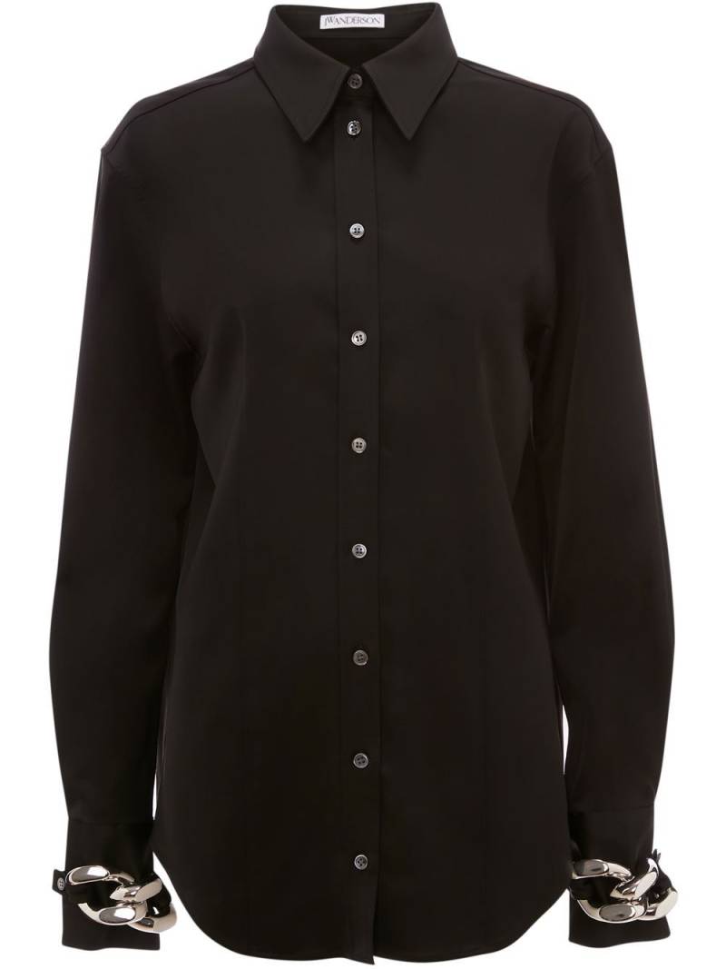 JW Anderson chain-link cuff shirt - Black von JW Anderson