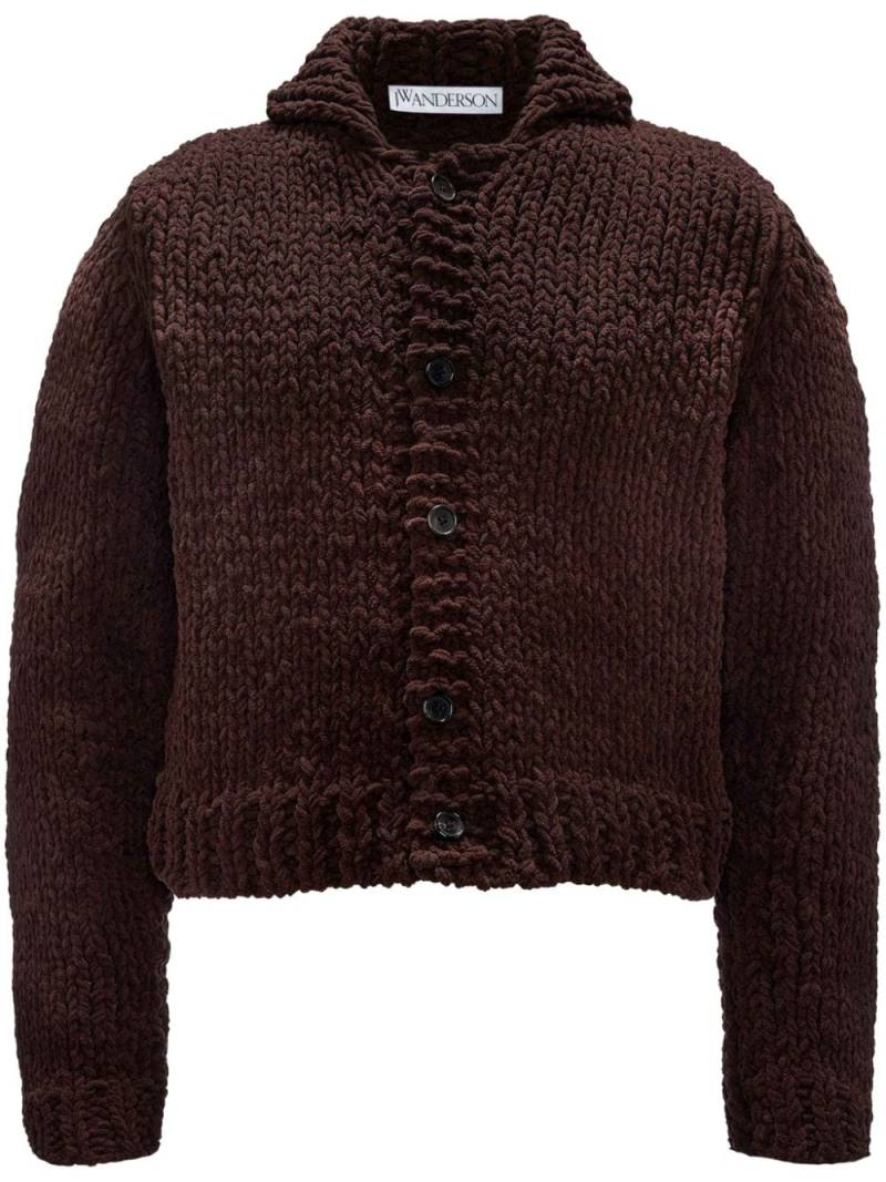 JW Anderson chunky-knit cardigan - Brown von JW Anderson