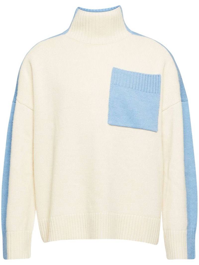 JW Anderson colourblock sweater - White von JW Anderson