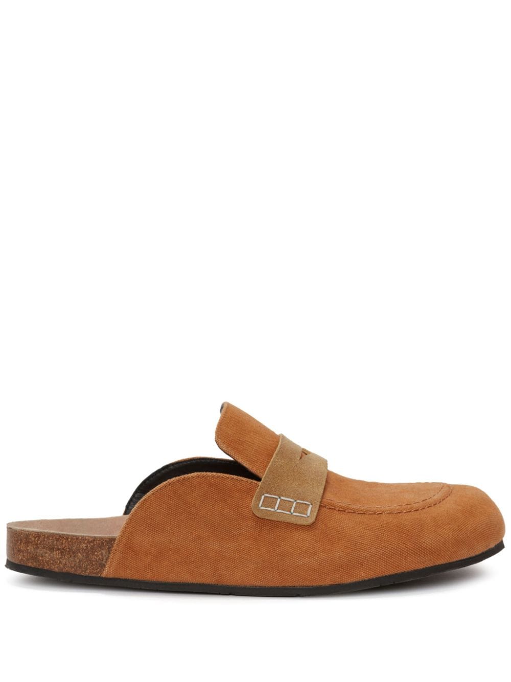 JW Anderson corduroy loafer mules - Brown von JW Anderson