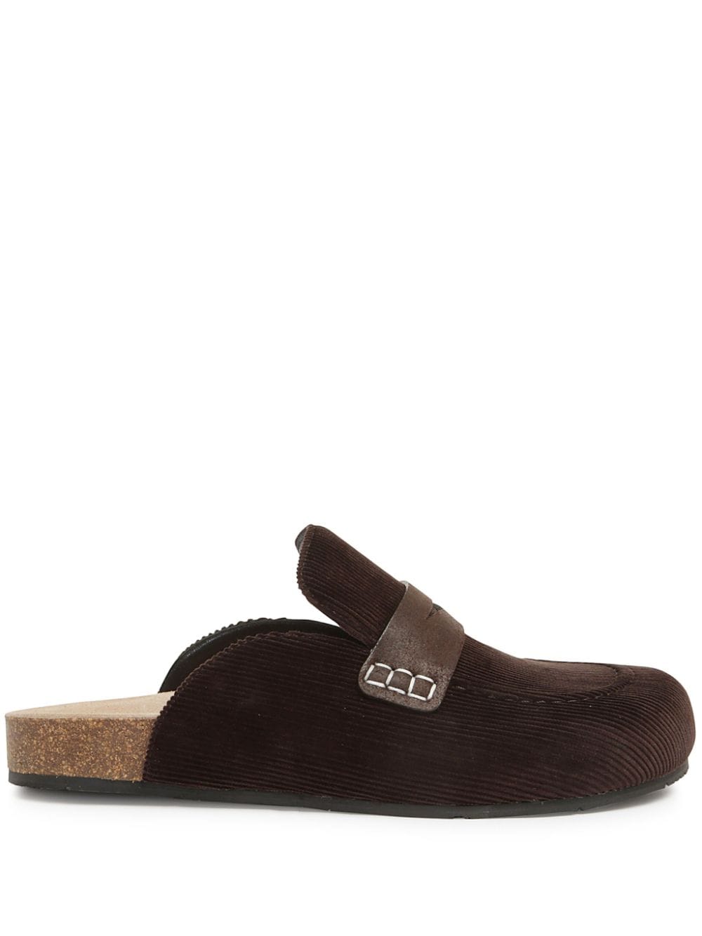 JW Anderson corduroy mules - Brown von JW Anderson