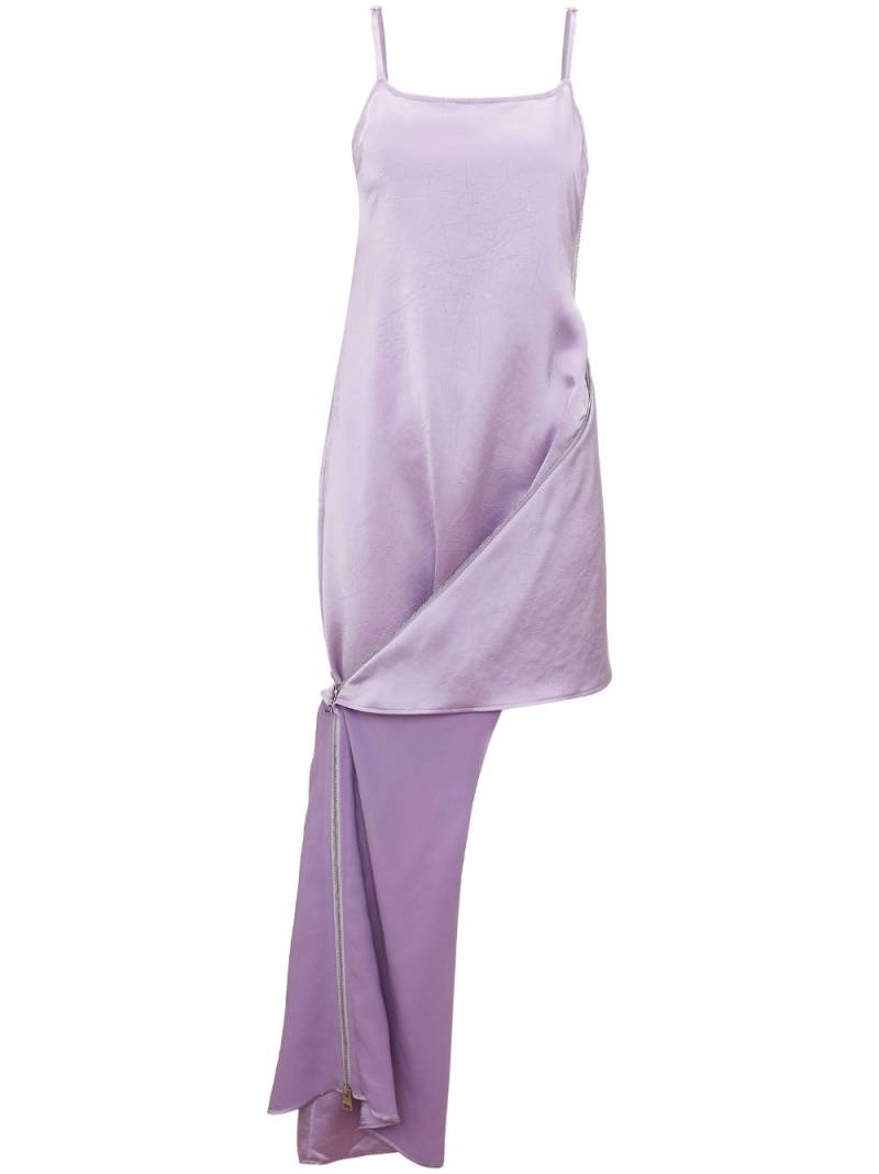 JW Anderson crease-effect ankle-length dress - Purple von JW Anderson