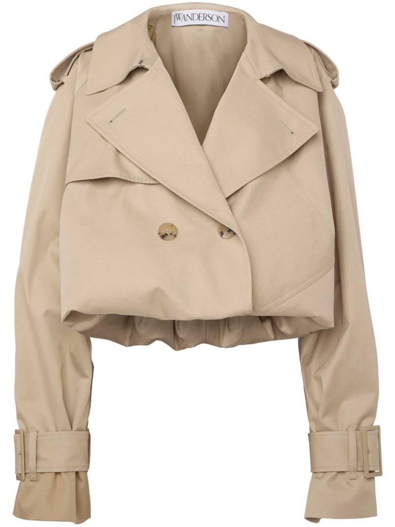 JW Anderson cropped trench coat - Neutrals von JW Anderson