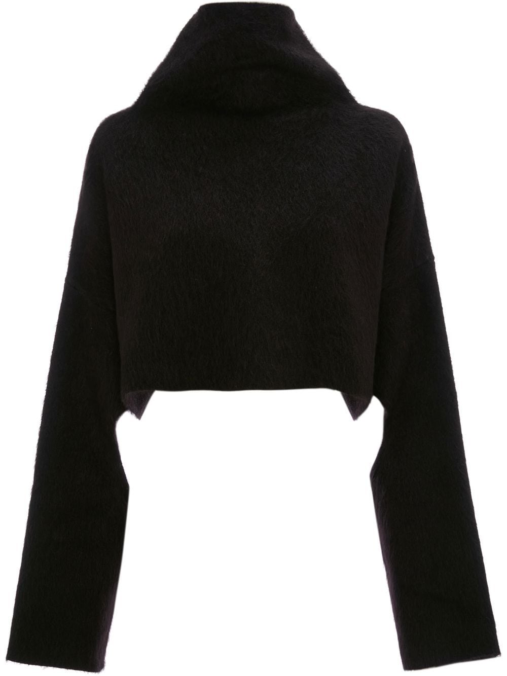 JW Anderson cut-out oversized cropped jumper - Black von JW Anderson