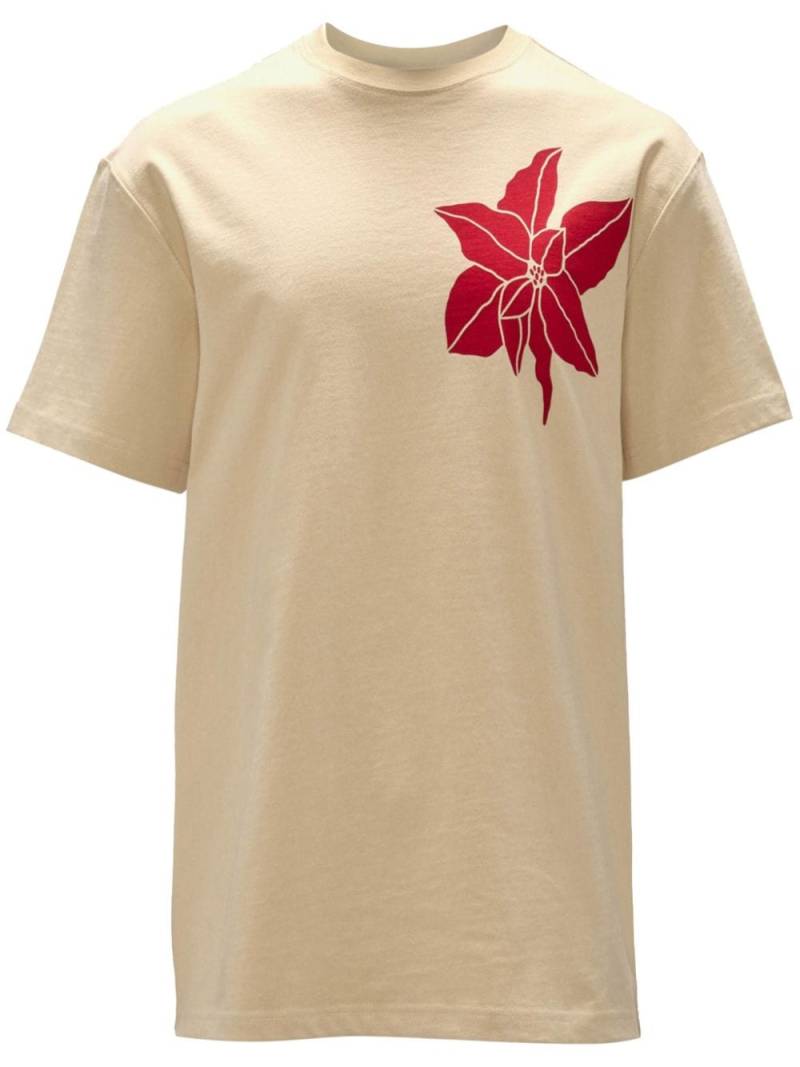 JW Anderson floral-motif T-shirt - Neutrals von JW Anderson