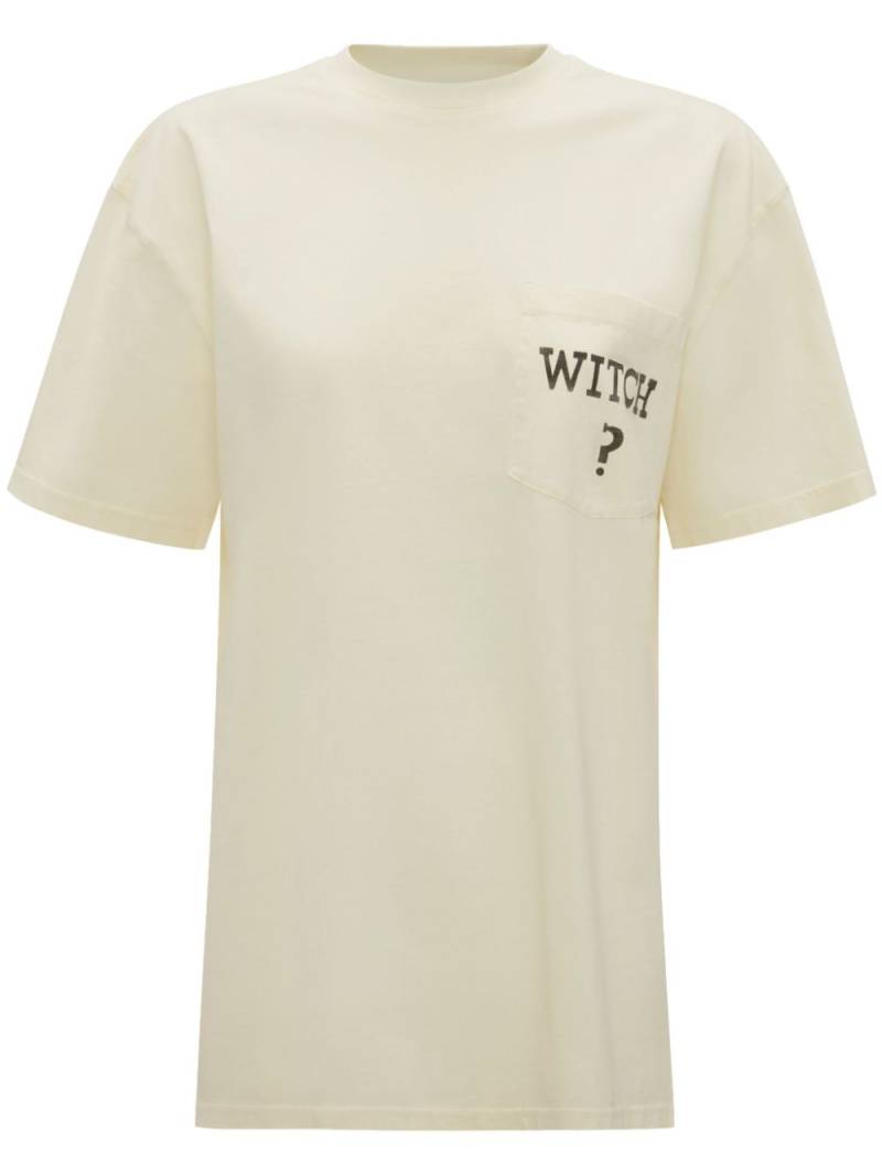 JW Anderson graphic-print cotton T-Shirt - Neutrals von JW Anderson