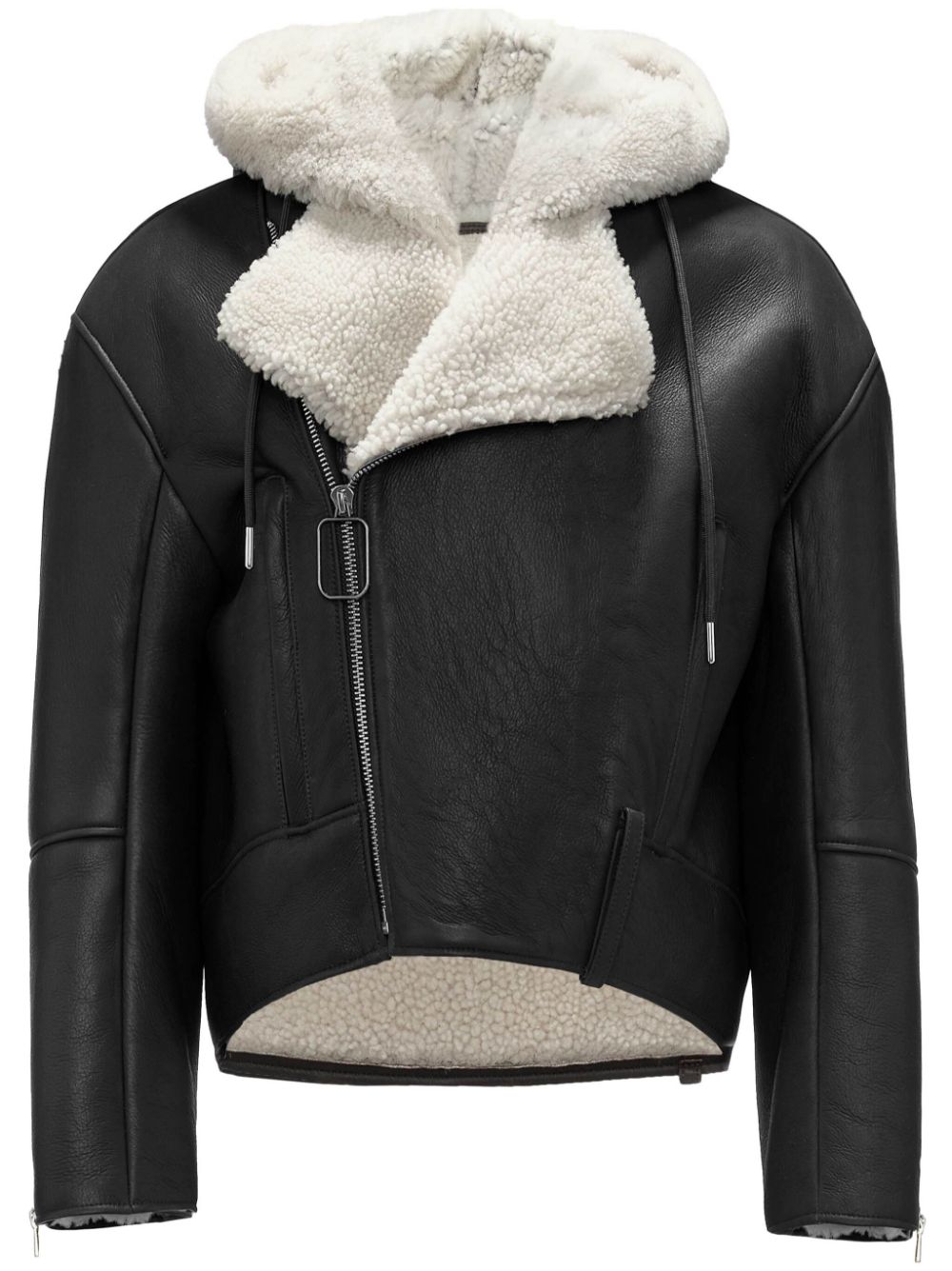 JW Anderson hooded biker jacket - Black von JW Anderson