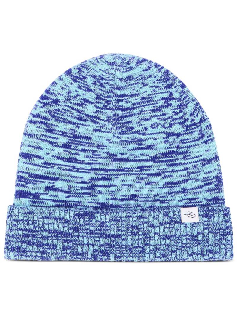 JW Anderson knitted beanie - Blue von JW Anderson