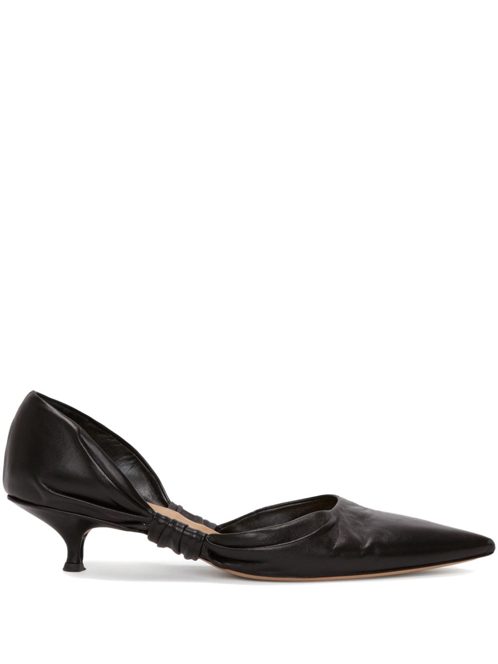 JW Anderson knot-detail leather pumps - Black von JW Anderson