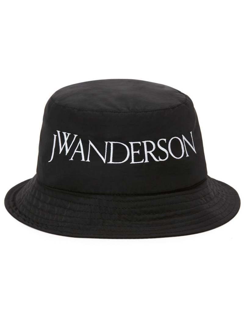 JW Anderson logo-embroidered bucket hat - Black von JW Anderson