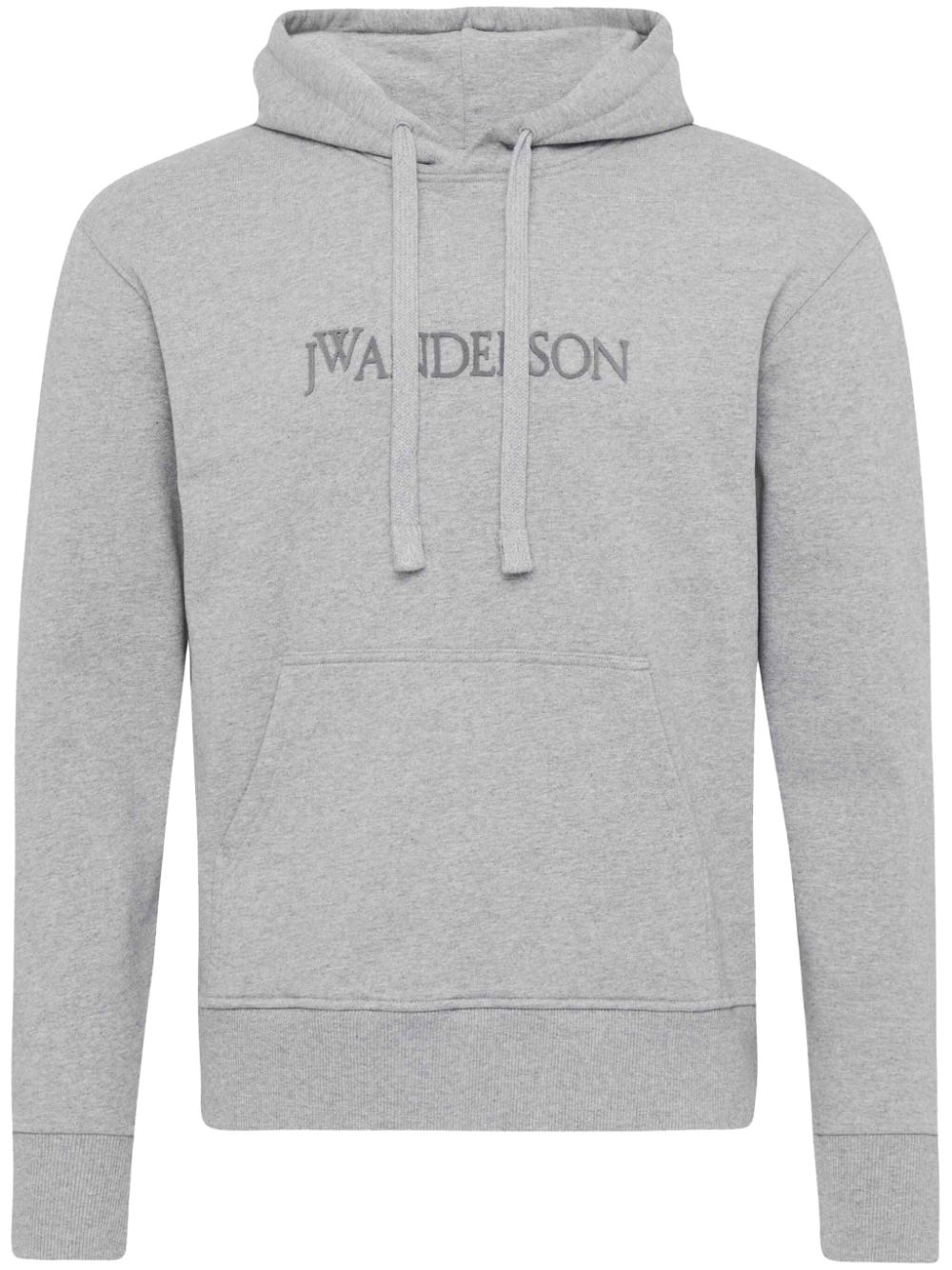 JW Anderson logo-embroidered hoodie - Grey von JW Anderson