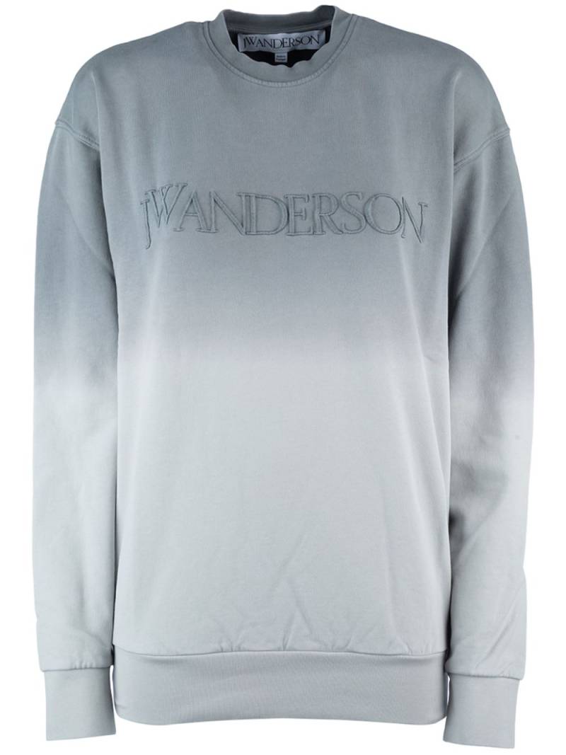 JW Anderson logo-embroidered sweatshirt - Grey von JW Anderson